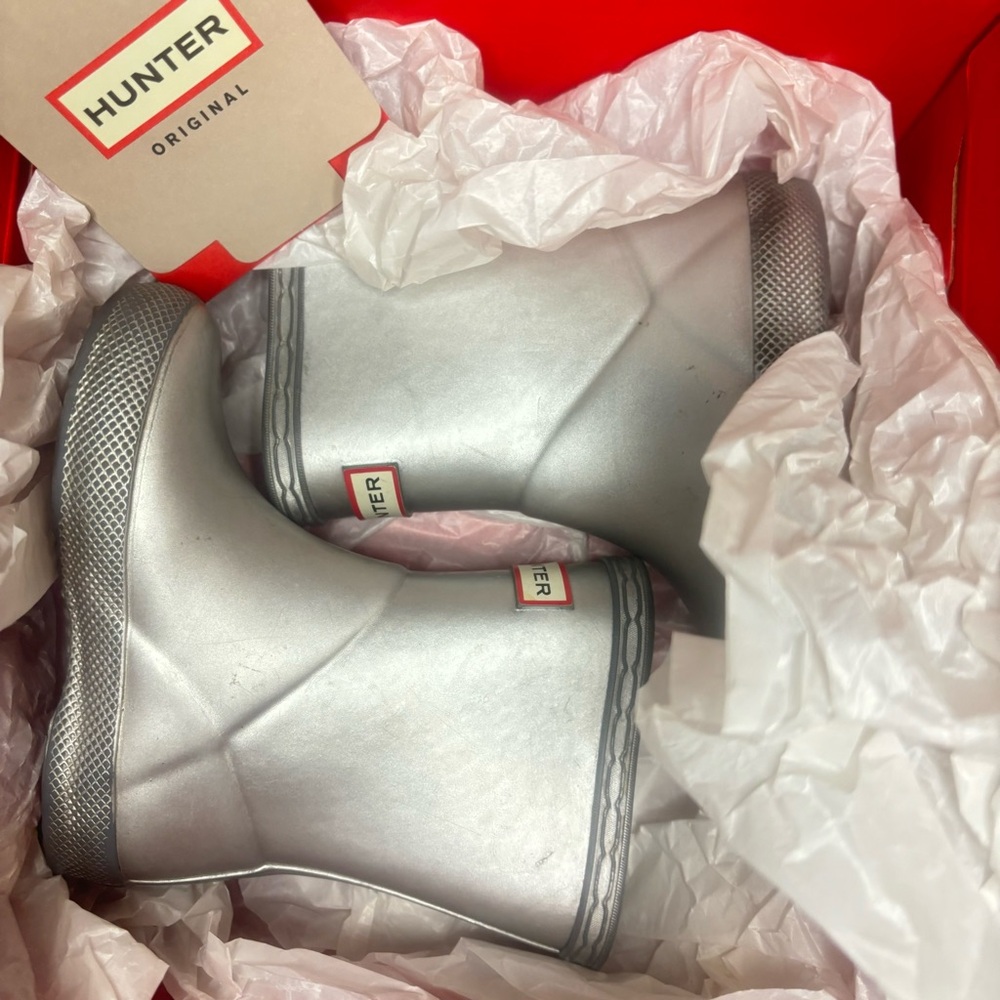 Toddler Hunter boots.